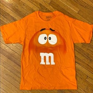 Authentic Never Worn M&Ms Small Orange Teeshirt